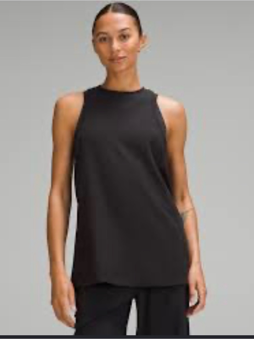 87. lululemon athletica Black High-Neck Tank Top